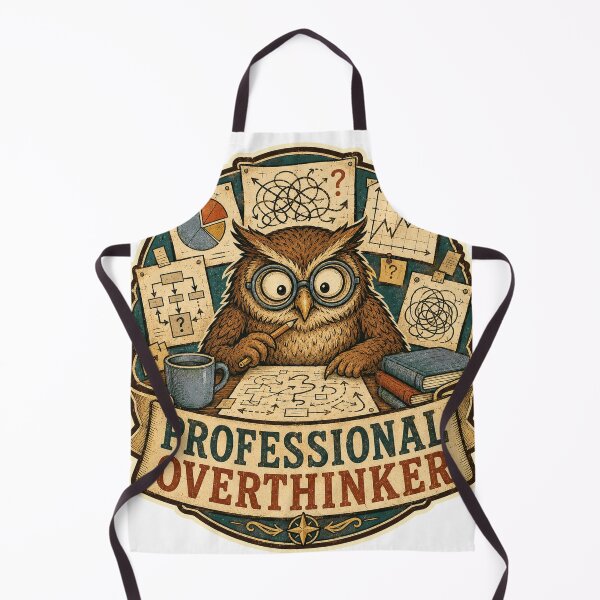 Item preview, Professional Overthinker designed and sold by Peak Pop Studio..
