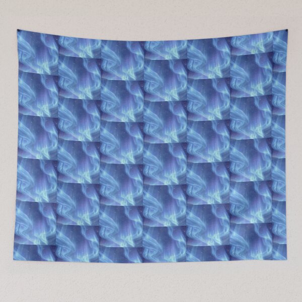 Item preview, Cosmic Blue Aurora Artwork  designed and sold by NivyasArtistry.