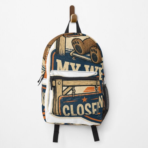 Item preview, My Weekend Has No Opening Hours designed and sold by Peak Pop Designs | Funny Gifts, Cozy Art & Cute Animals .