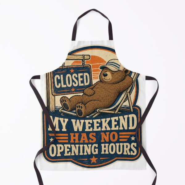 Item preview, My Weekend Has No Opening Hours designed and sold by Peak Pop Studio..