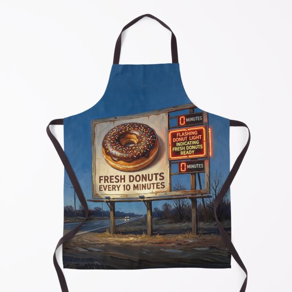 Item preview, Vintage Nostalgic Donut Billboard Sign designed and sold by Home Decor Art.