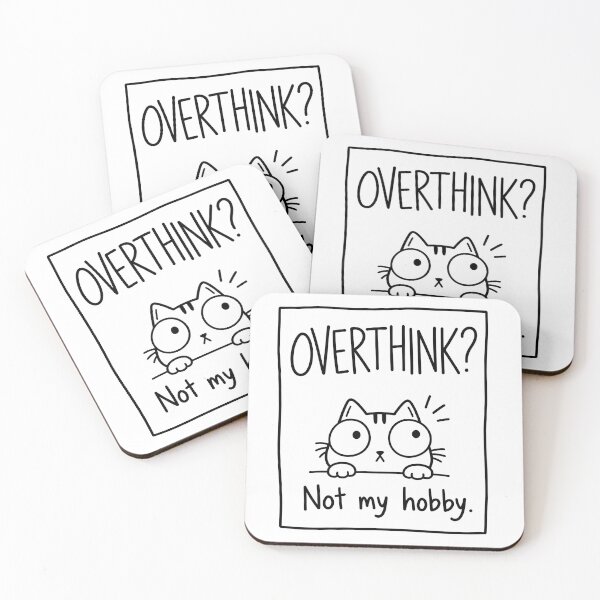 Item preview, Overthinking Cat designed and sold by ChocoMellowCo.