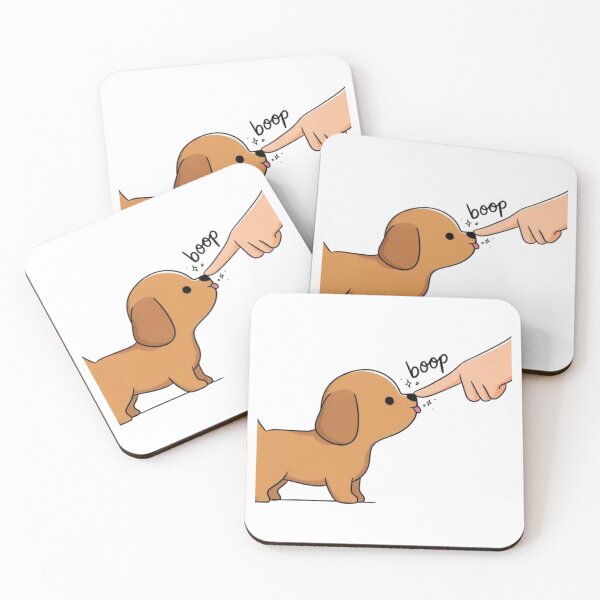 Item preview, Happy Puppy Boop – Sweet Cartoon Dog Illustration with Minimal Kawaii Style designed and sold by Charonde.