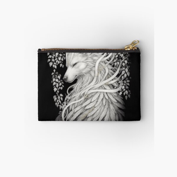 Item preview, Mystical White Wolf in the Forest Pencil Drawing  designed and sold by Shakhbata-1.