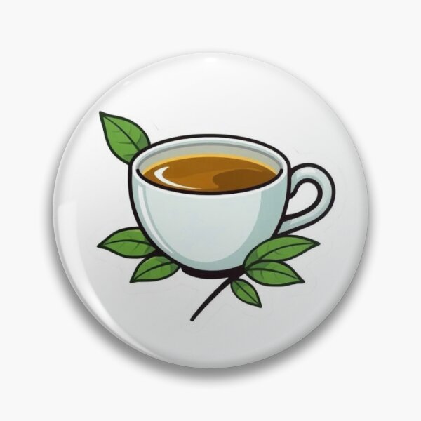 Item preview, Tea & Leaves Botanical Beverage Illustration Sticker designed and sold by surbhiArt.