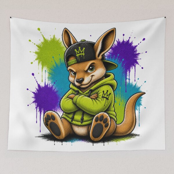 Item preview, Graffiti Kangaroo designed and sold by Thor-stone.