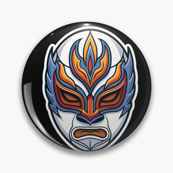Item preview, Wrestling Is Real People Are Fake Funny Lucha Libre Mask designed and sold by VectorForge.