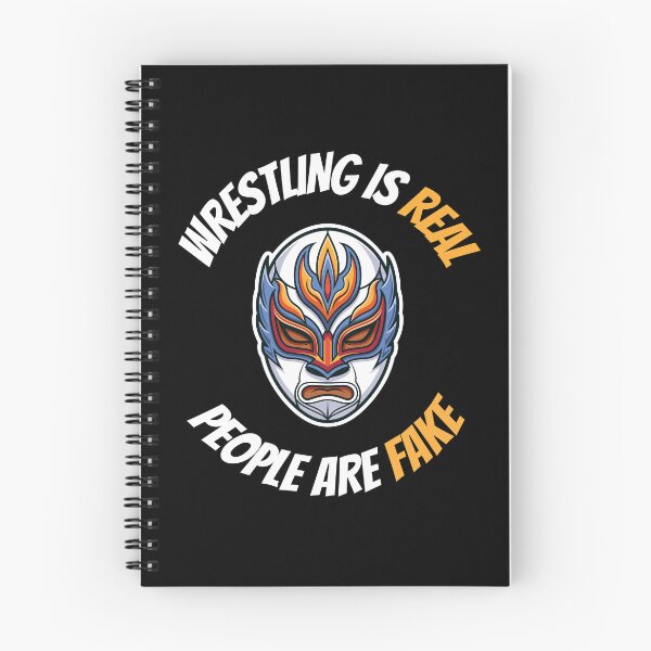 Item preview, Wrestling Is Real People Are Fake Funny Lucha Libre Mask designed and sold by VectorForge.