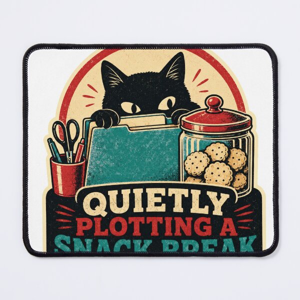 Item preview, Quietly Plotting a Snack Break designed and sold by Peak Pop Studio..