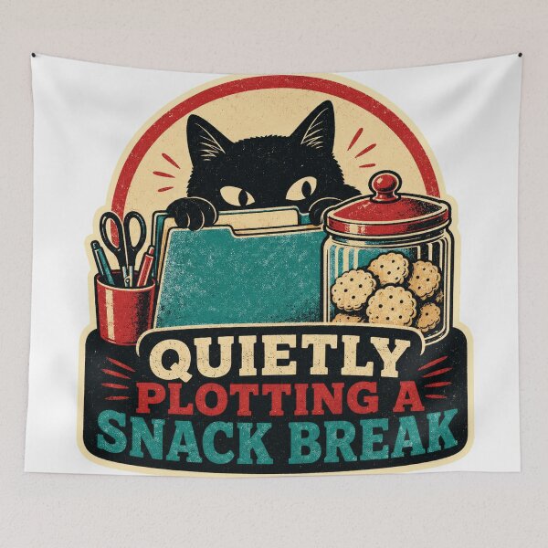 Item preview, Quietly Plotting a Snack Break designed and sold by Peak Pop Studio..
