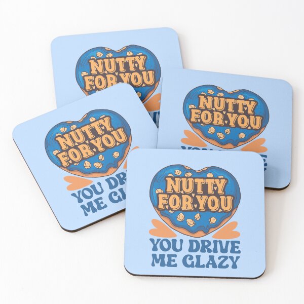 Item preview, Nutty For You You Drive Me Glazy - Funny Heart Donut Pun designed and sold by the-Z3nith.