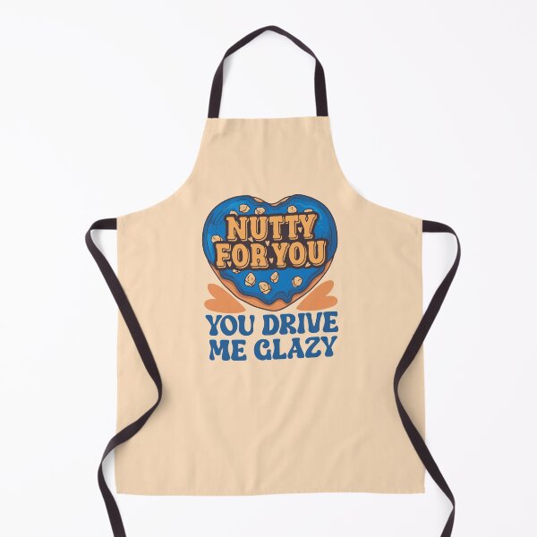 Item preview, Nutty For You You Drive Me Glazy - Funny Heart Donut Pun designed and sold by the-Z3nith.