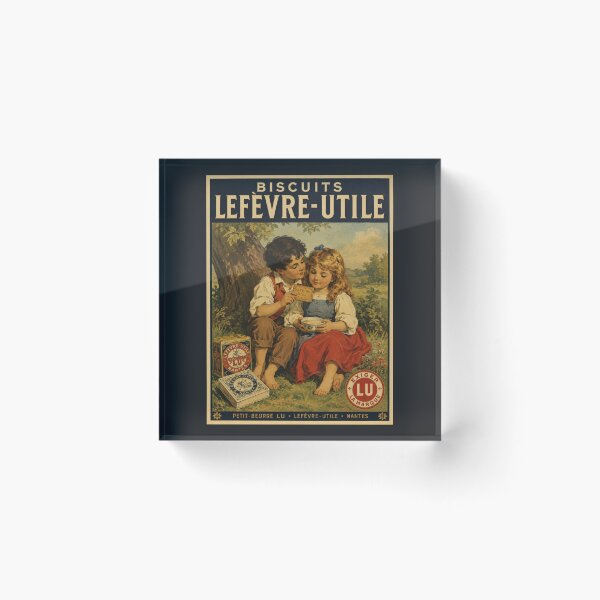 Item preview, Vintage Biscuits Lefèvre Utile Poster designed and sold by GoodOldVintage.