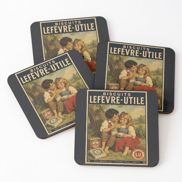 Item preview, Vintage Biscuits Lefèvre Utile Poster designed and sold by GoodOldVintage.