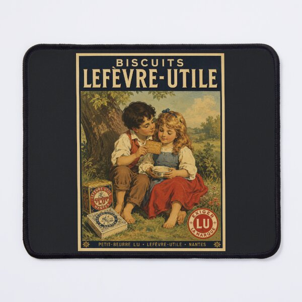 Item preview, Vintage Biscuits Lefèvre Utile Poster designed and sold by GoodOldVintage.