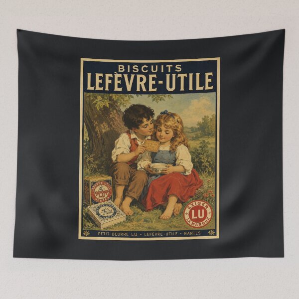 Item preview, Vintage Biscuits Lefèvre Utile Poster designed and sold by GoodOldVintage.