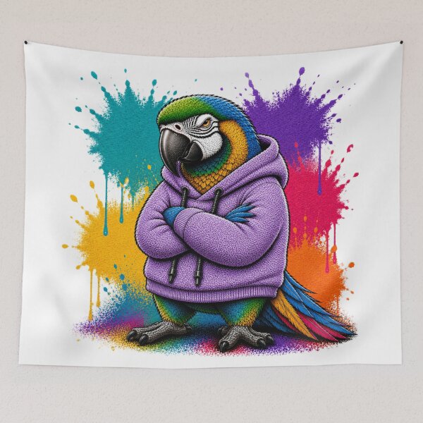 Item preview, Graffiti Parrot designed and sold by Thor-stone.