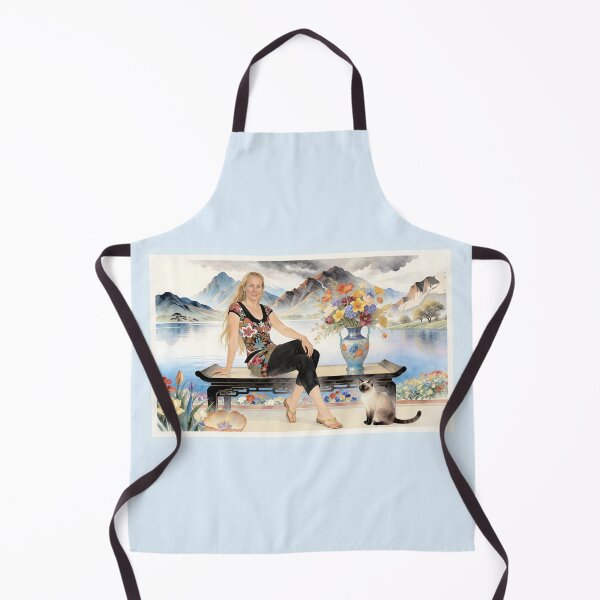Item preview, By the Lake, Portrait with a Cat designed and sold by Nira Dabush.