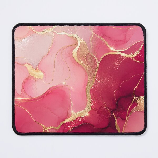 Item preview, Luxury Pink & Gold Fluid Art  designed and sold by WhiteMuse.