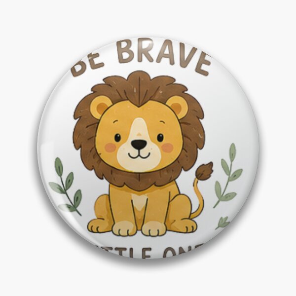 Item preview, Be Brave Little One Shirt, Cute Lion Kids Shirt, Toddler Lion Tee, Baby Animal Shirt, Safari Nursery Gift, Inspirational Kids Shirt, Brave Lion Tee designed and sold by hyper retro.