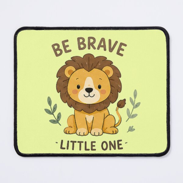 Item preview, Be Brave Little One Shirt, Cute Lion Kids Shirt, Toddler Lion Tee, Baby Animal Shirt, Safari Nursery Gift, Inspirational Kids Shirt, Brave Lion Tee designed and sold by hyper retro.