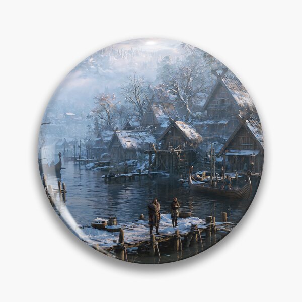 Item preview, "Vicking Winter Harbor" designed and sold by SkyKing Ron.