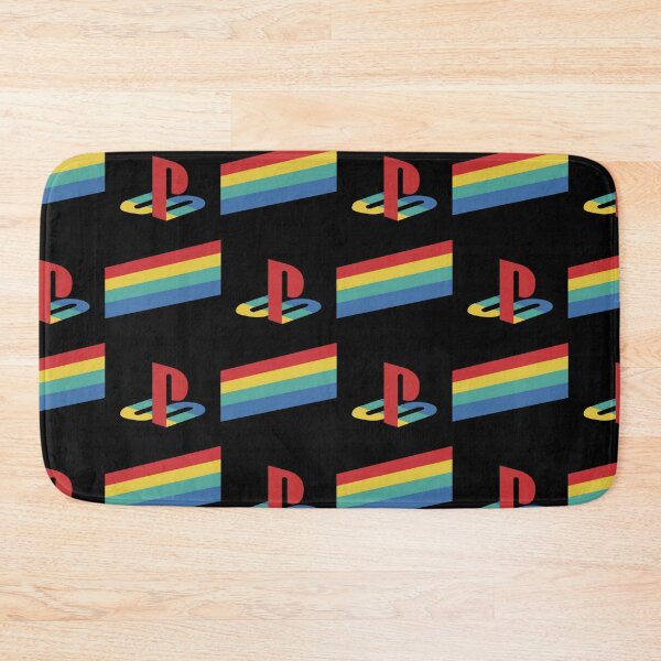 Item preview, 90s Retro Gaming Geometric Emblem - Classic Rainbow Stripes Minimalist Sticker designed and sold by Billy Morfo™.