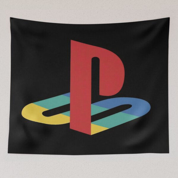 Item preview, 90s Retro Gaming Geometric Emblem - Classic Rainbow Stripes Minimalist Sticker designed and sold by Billy Morfo™.