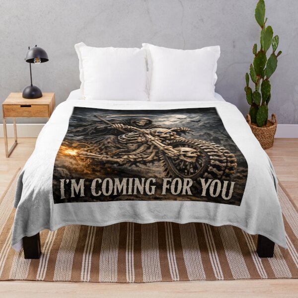 Item preview, Grim Reaper Biker – I'm Coming for You... designed and sold by Nela-&-Lena.