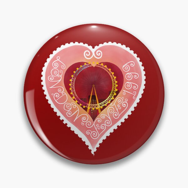 Item preview, Romantic London Eye Heart – London Landmark designed and sold by Sweta Roy Choudhury.