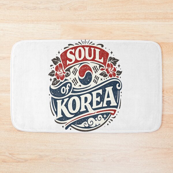 Item preview, Soul of Korea – Vintage Korean Flag Typography T-Shirt designed and sold by D.Shop.