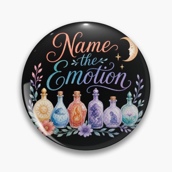 Item preview, Name The Emotion DBT Mental Health Reminder Sticker designed and sold by ArcanePrintsxo.
