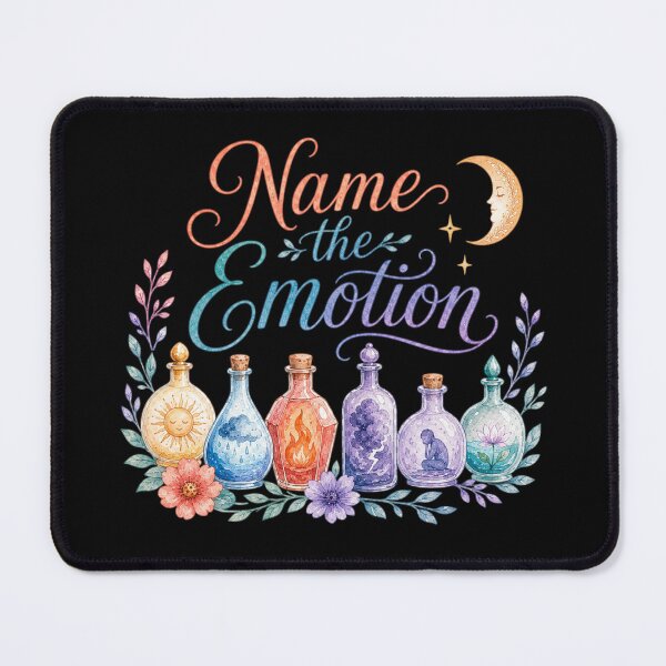 Item preview, Name The Emotion DBT Mental Health Reminder Sticker designed and sold by ArcanePrintsxo.