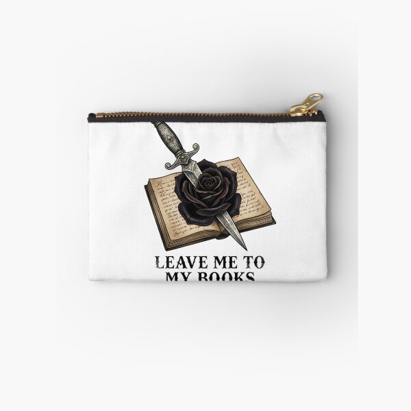Item preview, Leave Me To My Books Dagger Rose Dark Romance Gothic Reader Gift designed and sold by WorldShop17.