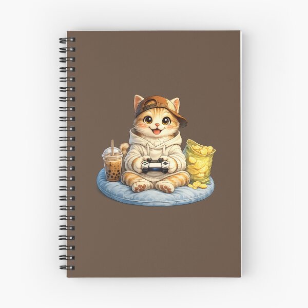 Item preview, Cute Gamer Cat with Bubble Coffee – Premium  PNG designed and sold by annenambiro.