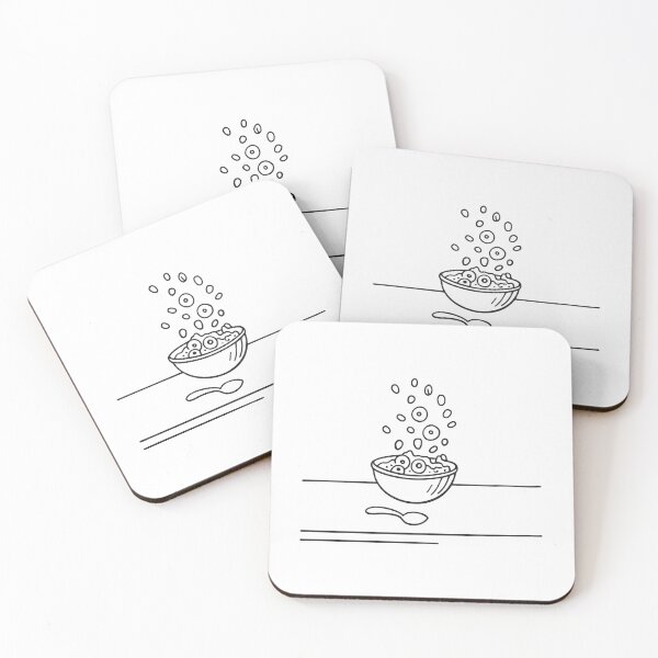 Item preview, A cereal bowl spilled over on the breakfast surface designed and sold by rasagamastore.