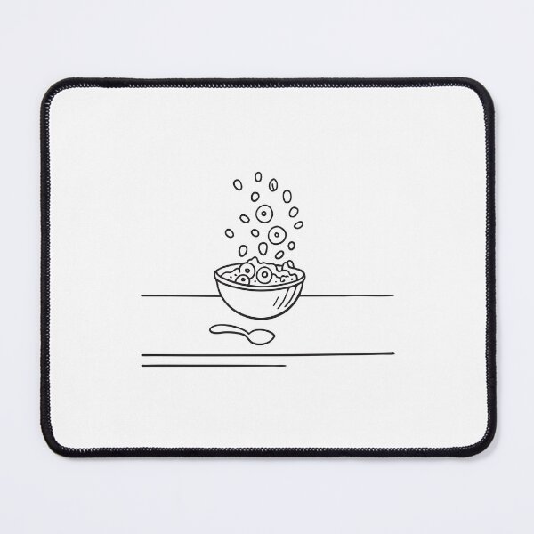 Item preview, A cereal bowl spilled over on the breakfast surface designed and sold by rasagamastore.