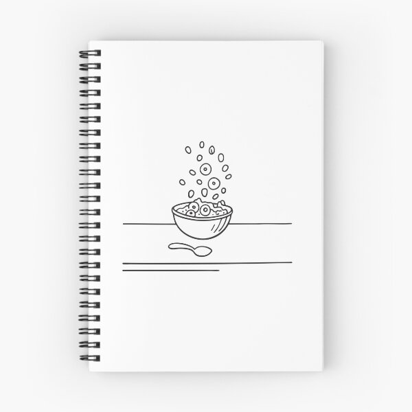 Item preview, A cereal bowl spilled over on the breakfast surface designed and sold by rasagamastore.