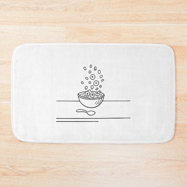 Item preview, A cereal bowl spilled over on the breakfast surface designed and sold by rasagamastore.