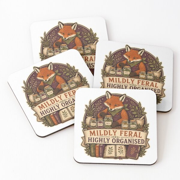 Item preview, Mildly Feral, Highly Organised designed and sold by Peak Pop Studio..