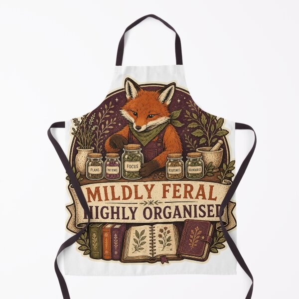 Item preview, Mildly Feral, Highly Organised designed and sold by Peak Pop Studio..