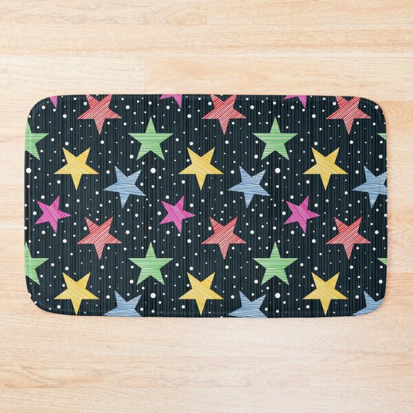 Item preview, Whimsical Multi Color Stars and Polka Dot Pattern designed and sold by mrhighsky.