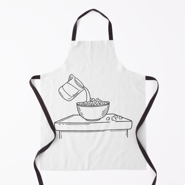 Item preview, A breakfast counter with an overturned bowl of cereal designed and sold by rasagamastore.