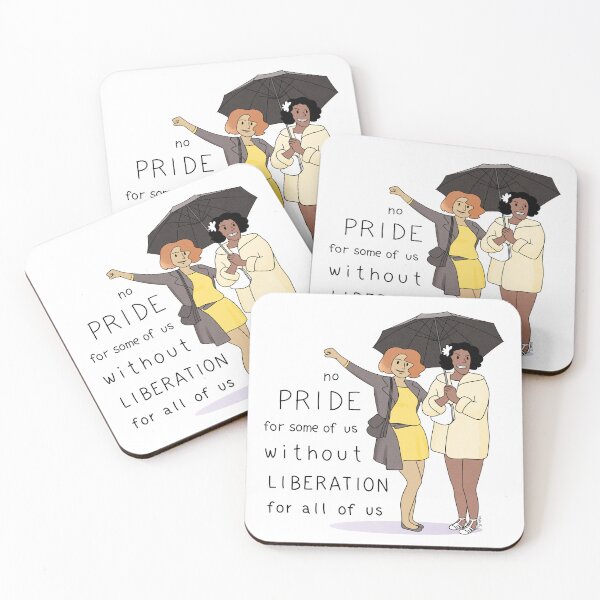 Item preview, No pride for some of us without liberation for all of us - Sylvia Rivera and Marsha P Johnson designed and sold by Chiara Filincieri.