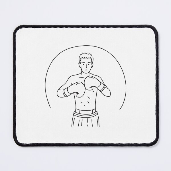 Item preview, A fighter caught in an uppercut stance in front of a training dummy designed and sold by rasagamastore.