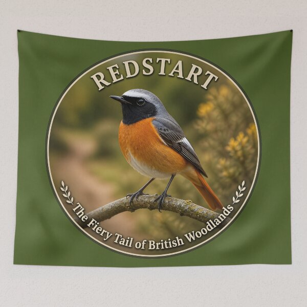 Item preview, REDSTART   – The Fiery Tail of British Woodlands designed and sold by The Digital Compass.