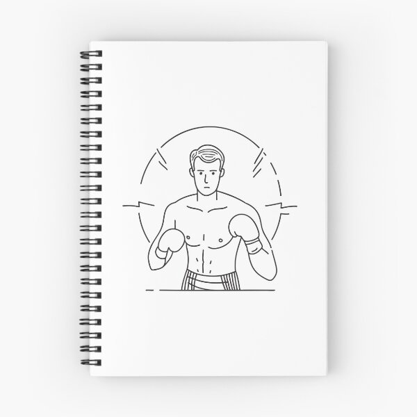 Item preview, An athlete mid uppercut motion toward a sparring mannequin designed and sold by rasagamastore.
