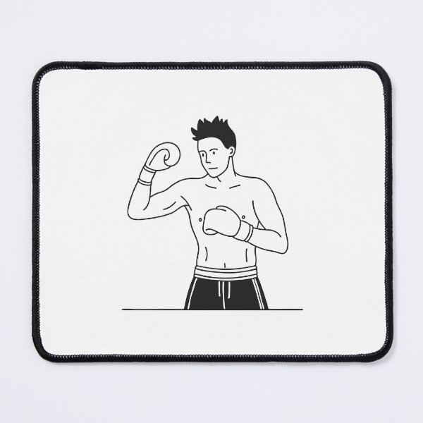 Item preview, A boxer mid punch uppercut aimed at a practice dummy designed and sold by rasagamastore.