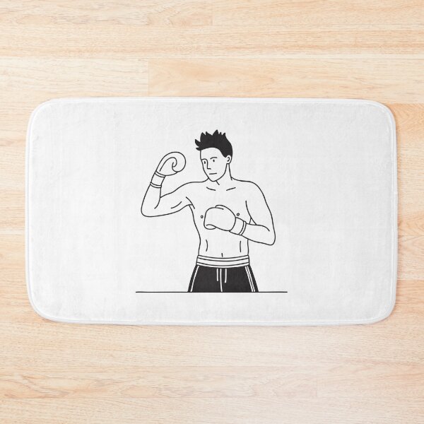 Item preview, A boxer mid punch uppercut aimed at a practice dummy designed and sold by rasagamastore.
