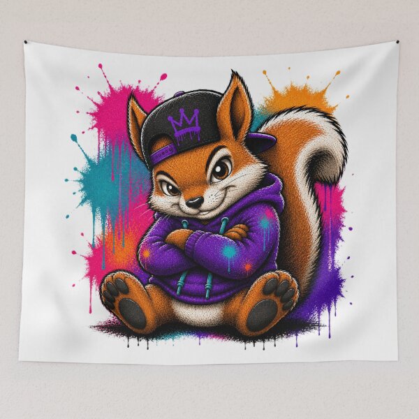 Item preview, Graffiti Squirrel designed and sold by Thor-stone.
